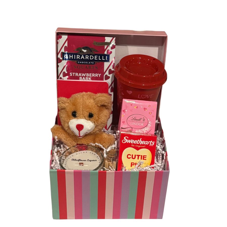 Small Happy Valentines Day Bear Box