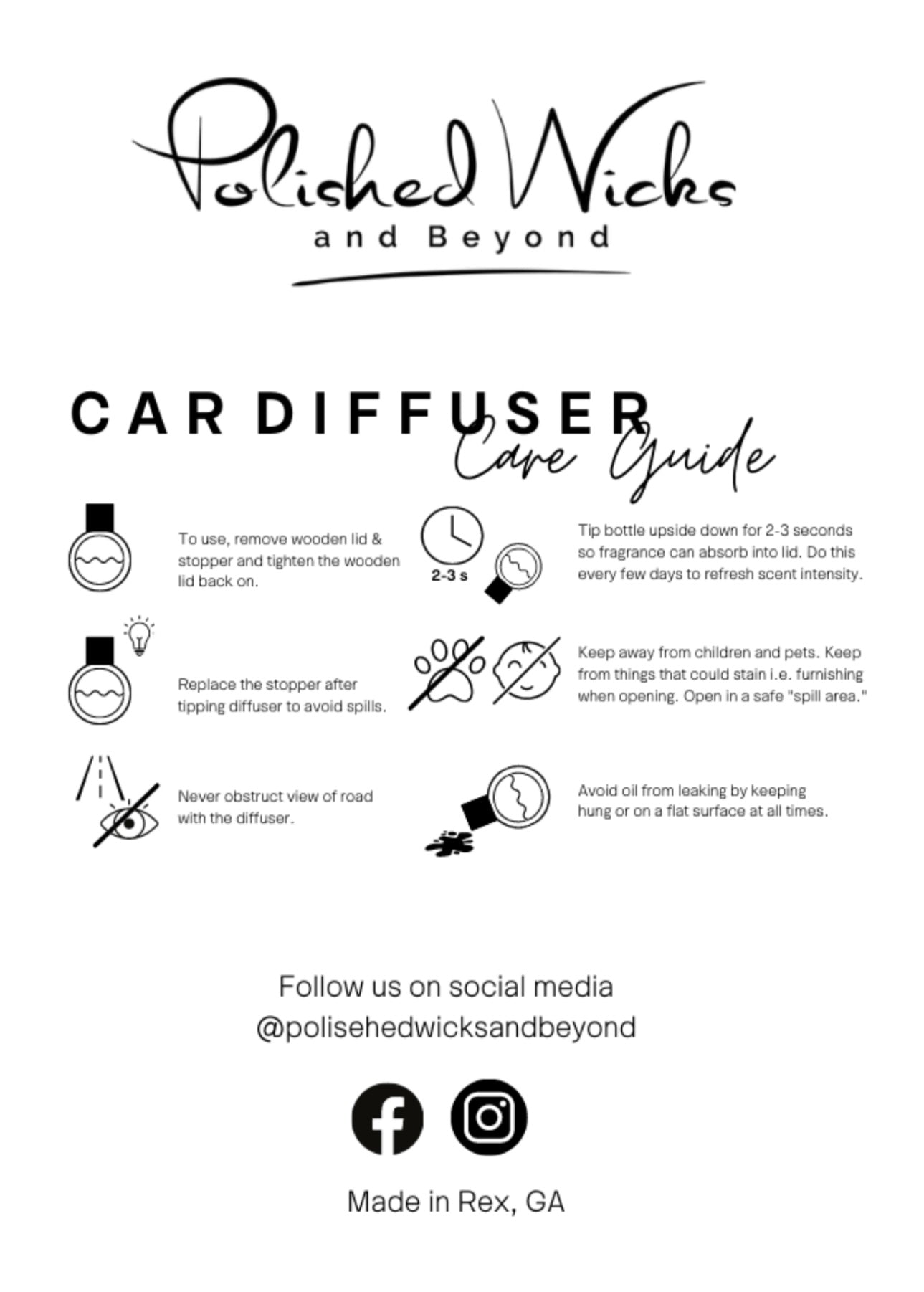 Eucalyptus Mint Car Diffuser